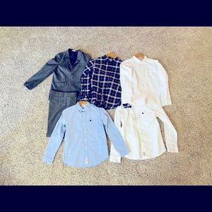 Boys Size 12 LOT of 4 Button-Down shirts + 1 Suit